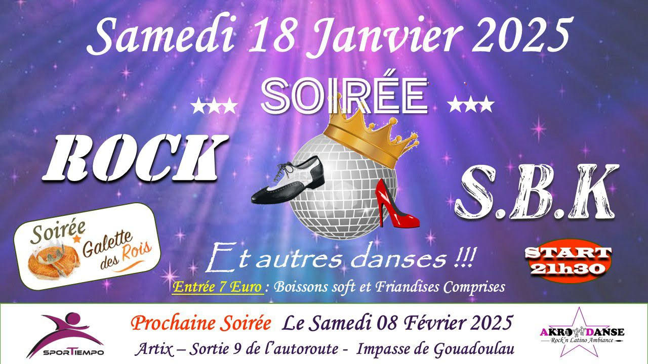 Soirée Rock SBK samedi 08 février 2025